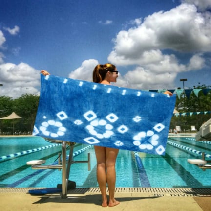 snappy towels eco tie dye lifestyle