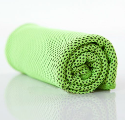 snappy cooling towel green color