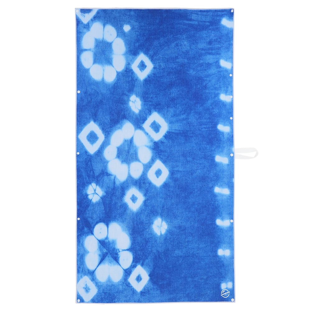 snappy towel eco collection beach towel size indigo blue